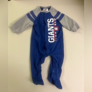 NFL Giants Blue and Gray baby One Piece